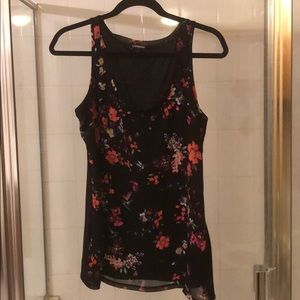 Express Floral Hummingbird Tank